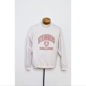 NWT Gildan Grey Steinberg College Sweater